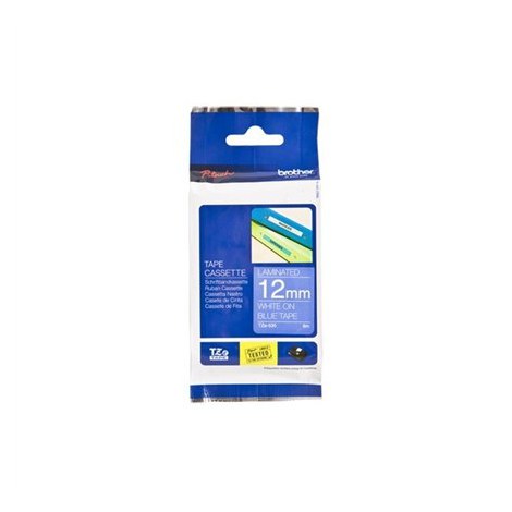 Brother | 535 | Laminated tape | Thermal | White on blue | Roll (1.2 cm x 8 m) - 3